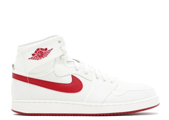 Meilleures Air Jordan 1 Ko High Og "Sail Ajko" Blanc Rouge (638471-102)