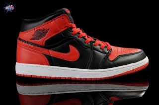 Meilleures Air Jordan 1 Mid Black Red