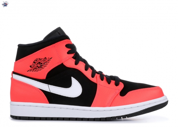 Meilleures Air Jordan 1 Mid Orange Noir (554724-061)