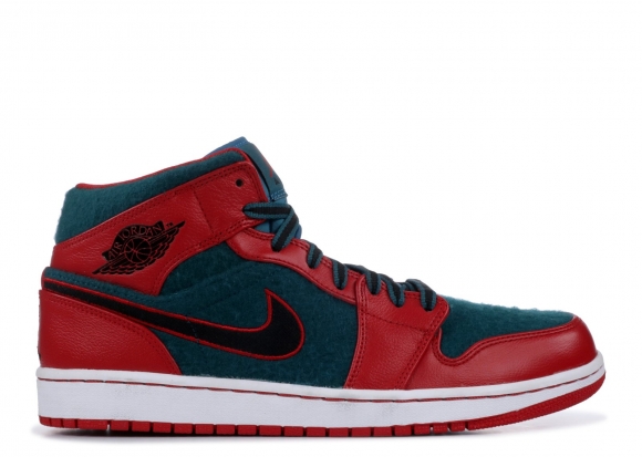 Meilleures Air Jordan 1 Mid Rouge alzavola (633206-608)