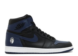 Meilleures Air Jordan 1 Og Spike Lee Promo "Mars Blackmon Promo Sample" Noir Marine (mnjdls550)