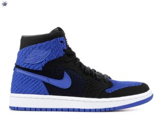 Meilleures Air Jordan 1 Ret High Flyknit Bg Bleu Noir (919702-006)