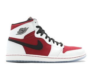 Meilleures Air Jordan 1 Retro "Carmine" Blanc Noir (555088-123)