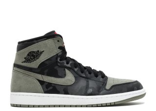 Meilleures Air Jordan 1 Retro High "3M Shadow Camo" Noir Camo (aa3993-034)