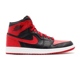 Meilleures Air Jordan 1 Retro High Ban "Banned" Noir Rouge (432001-001)