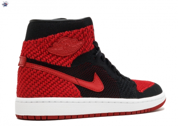 Meilleures Air Jordan 1 Retro High Flyknit Bg (Gs) "Flyknit" Noir Rouge (1) (919702-001)