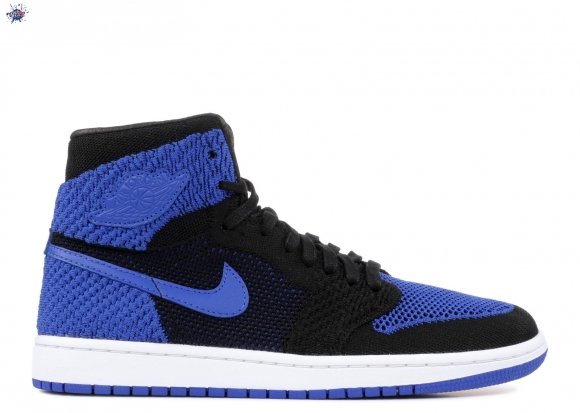 Meilleures Air Jordan 1 Retro High Flyknit "Flyknit" Bleu Blanc (919704-006)