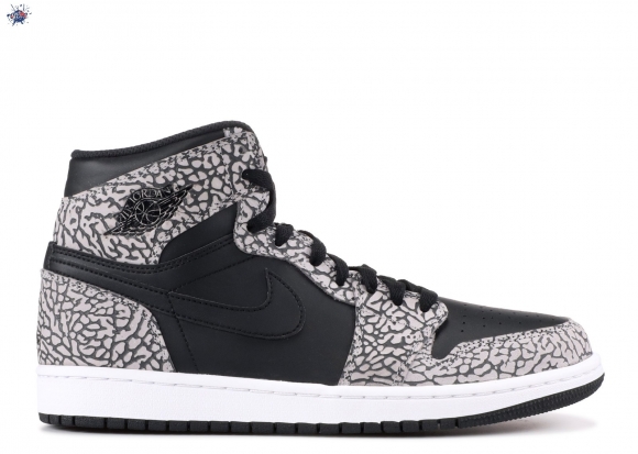 Meilleures Air Jordan 1 Retro High "Noir Elephant Print" Noir (839115-013)