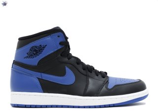 Meilleures Air Jordan 1 Retro High Og "2013 Release" Noir Bleu (555088-085)