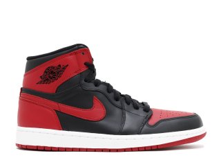 Meilleures Air Jordan 1 Retro High Og "Bred" Noir Blanc Rouge (555088-023)