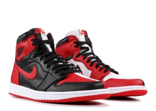 Meilleures Air Jordan 1 Retro "Homage To Home" Noir Rouge Blanc (861428-061)