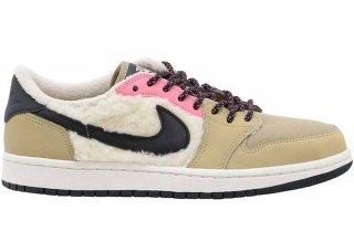 Meilleures Air Jordan 1 Retro Low Utility Pack Beige (aq0828-200)