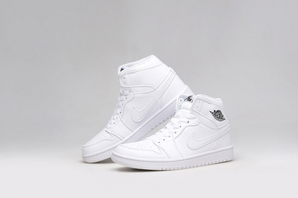 Meilleures Air Jordan 1 Retro Mid Og Blanc