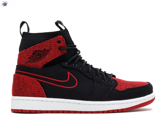 Meilleures Air Jordan 1 Retro Ultra High Noir Rouge Blanc (844700-001)