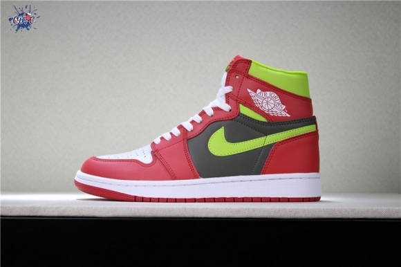 Meilleures Air Jordan 1 Rouge Noir Volt Blanc