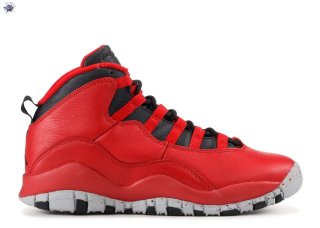 Meilleures Air Jordan 10 Retro 30Th (Gs) "Bulls Over Broadway" Rouge Noir (705179-601)