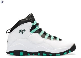 Meilleures Air Jordan 10 Retro 30Th (Gs) "Vert" Blanc Vert (705180-118)