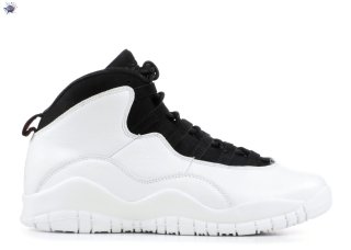 Meilleures Air Jordan 10 Retro Bg (Gs) "Im Back" Blanc Noir (310806-104)