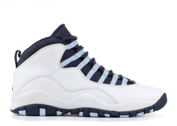 Meilleures Air Jordan 10 Retro Blanc Obsidienne Bleu (310805-141)