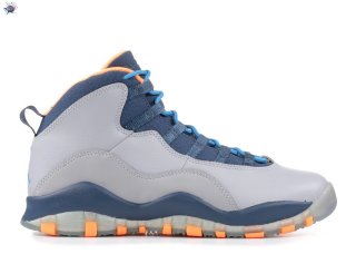 Meilleures Air Jordan 10 Retro (Gs) "Bobcats" Gris Marine (310806-026)