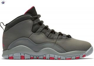 Meilleures Air Jordan 10 Retro Rush Pink (Ps) Gris (487212-006)