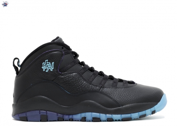 Meilleures Air Jordan 10 Retro "Shanghai" Noir Bleu (310805-024)