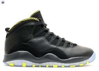 Meilleures Air Jordan 10 Retro "Venom" Noir Vert (310805-033)