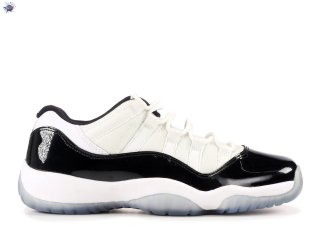 Meilleures Air Jordan 11 Low (Gs) "Concord" Blanc Noir (528896-153)