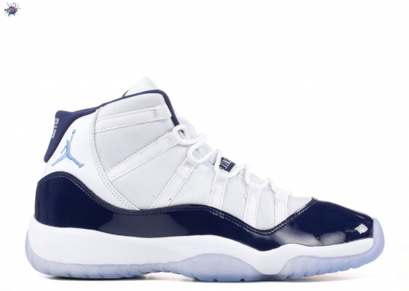 Meilleures Air Jordan 11 Retro (Gs) "Win Like '82" Blanc Bleu (378038-123)