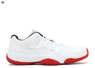 Meilleures Air Jordan 11 Retro Low Blanc Rouge Noir (528895-101)