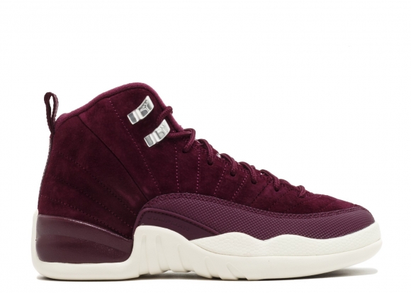 Meilleures Air Jordan 12 Retro Bg (Gs) "Bordeaux" Rouge (153265-617)