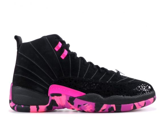 Meilleures Air Jordan 12 Retro Db "Doernbecher" Noir Rose (ah6987-023)