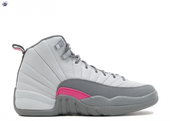 Meilleures Air Jordan 12 Retro Gg (Gs) Gris Rose (510815-029)