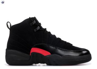 Meilleures Air Jordan 12 Retro (Gg) Noir Rouge (510815-006)