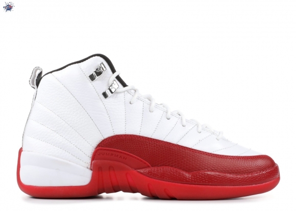 Meilleures Air Jordan 12 Retro (Gs) Blanc Rouge (153265-110)