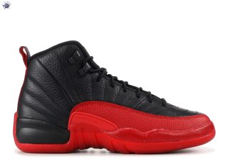 Meilleures Air Jordan 12 Retro (Gs) "Flu Game 2016 Release" Noir Rouge (153265-002)