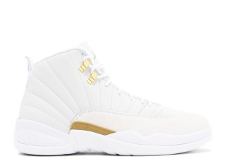 Meilleures Air Jordan 12 Retro Ovo "Ovo" Blanc Or (873864-102)