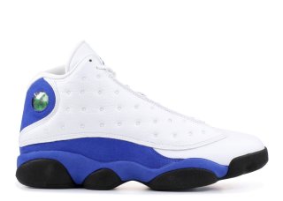 Meilleures Air Jordan 13 Retro "Hyper Royal" Blanc Bleu (414571-117)