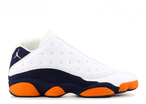 Meilleures Air Jordan 13 Retro Low Blanc Noir Orange (310810-106)