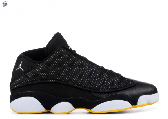 Meilleures Air Jordan 13 Retro Low Noir Jaune (310810-001)