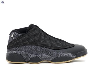 Meilleures Air Jordan 13 Retro Low Q54 "Quai 54" Noir Gris (810551-050)