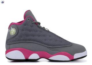 Meilleures Air Jordan 13 Retro (Ps) Gris Rose (439669-029)