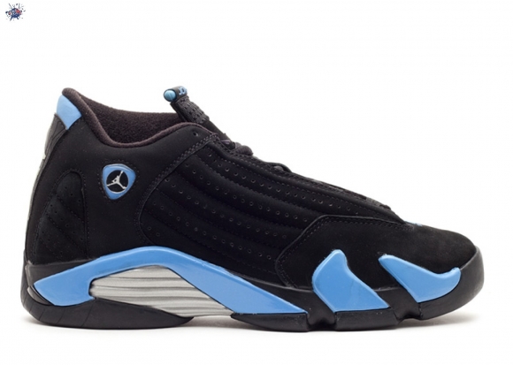 Meilleures Air Jordan 14 (Gs) Noir Bleu (312091-041)