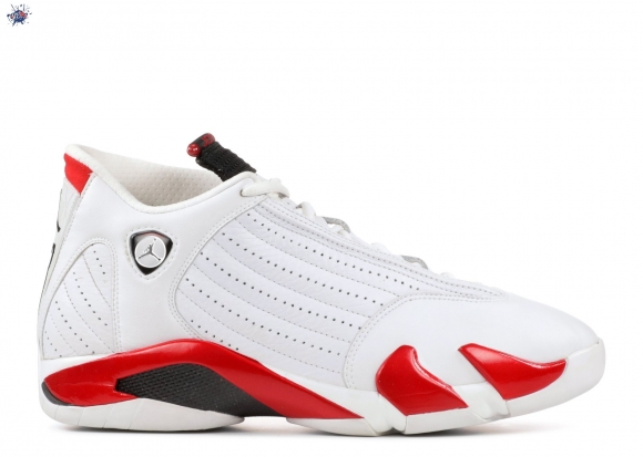 Meilleures Air Jordan 14 (Og) Blanc Rouge (136011-102)