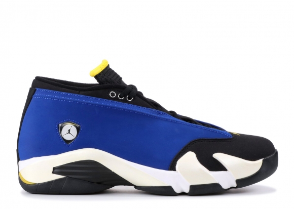 Meilleures Air Jordan 14 Retro Low "Laney" Bleu Blanc (807511-405)