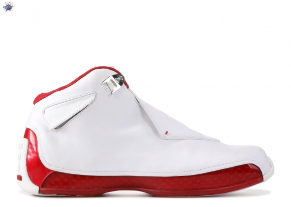 Meilleures Air Jordan 18 Blanc Rouge (305869-161)