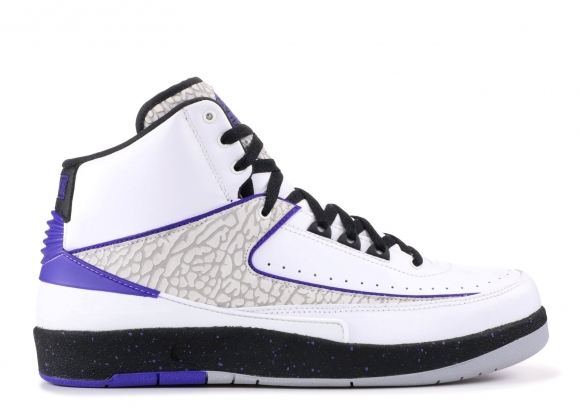 Meilleures Air Jordan 2 Retro "Concord" Blanc Pourpre (385475-153)