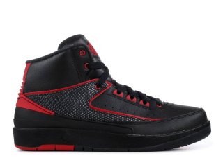 Meilleures Air Jordan 2 Retro (Gs) "Alternate 87" Noir Rouge (834276-001)