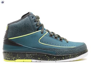 Meilleures Air Jordan 2 Retro "Nightshade" Vert (385475-303)