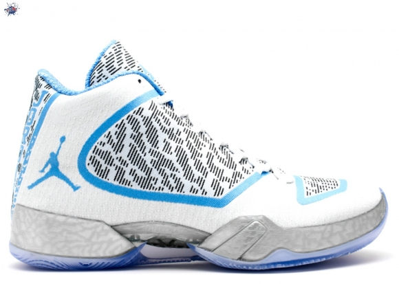 Meilleures Air Jordan 29 "Pantone" Blanc Bleu (717796-108)